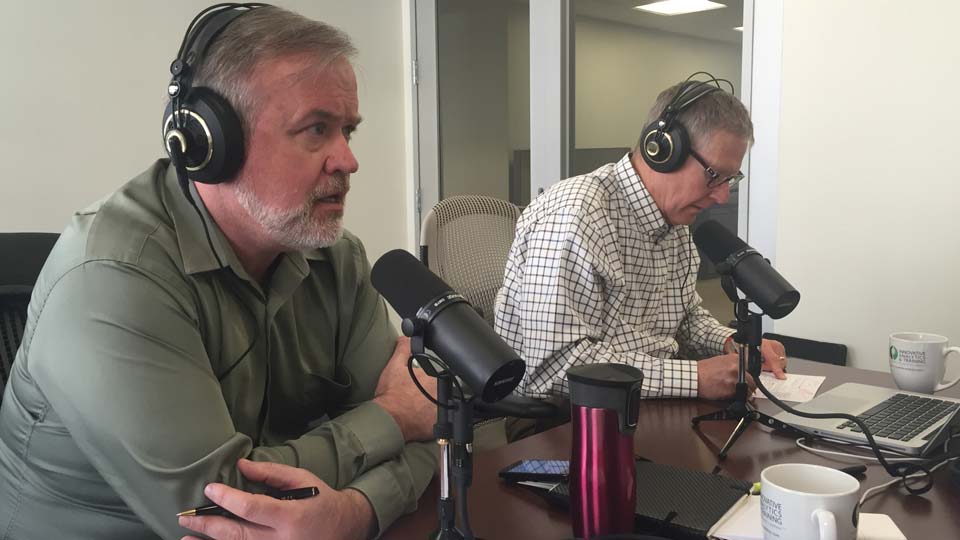Filming Vice President Mike Pence at the Department of State in DC